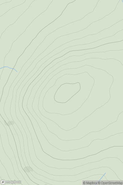 Thumbnail image for Dungavel Hill [Ayr to the River Clyde] [NS675353] showing contour plot for surrounding peak
